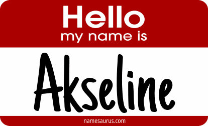 Hello my name is Akseline png download
