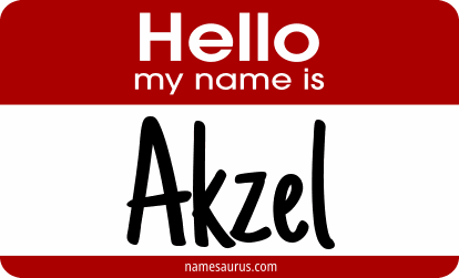 Hello my name is Akzel png download
