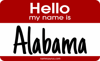Hello my name is Alabama png download
