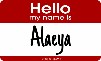 Hello my name is Alaeya png download