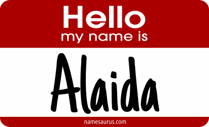 Hello my name is Alaida png download