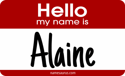 Hello my name is Alaine png download