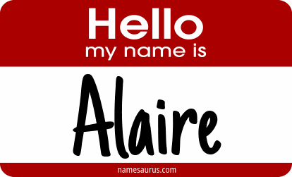 Hello my name is Alaire png download