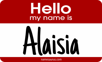 Hello my name is Alaisia png download