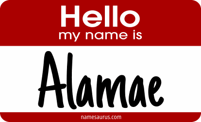 Hello my name is Alamae png download