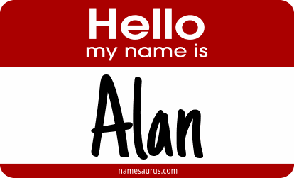Hello my name is Alan png download