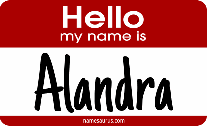 Hello my name is Alandra png download