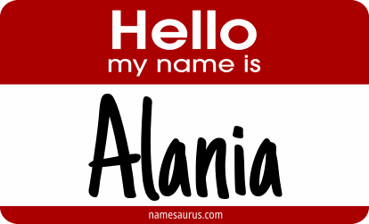 Hello my name is Alania png download