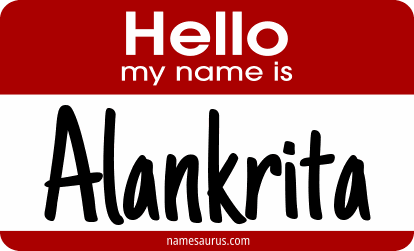 Hello my name is Alankrita png download