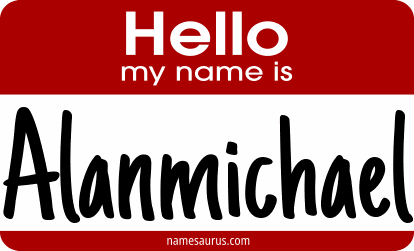Hello my name is Alanmichael png download