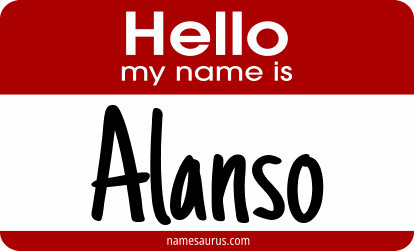 Hello my name is Alanso png download