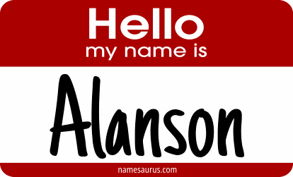 Hello my name is Alanson png download