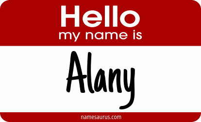 Hello my name is Alany png download