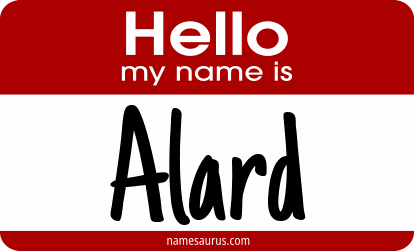 Hello my name is Alard png download