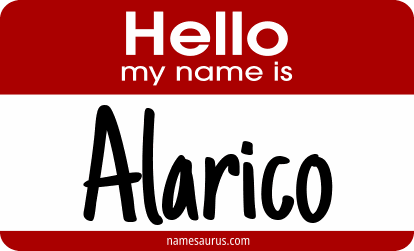Hello my name is Alarico png download