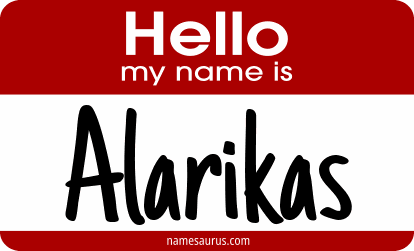 Hello my name is Alarikas png download