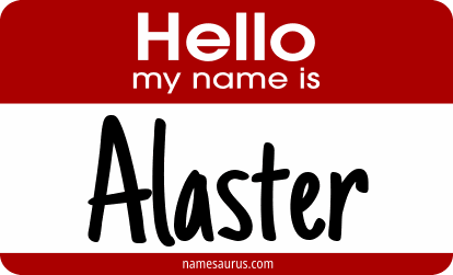 Hello my name is Alaster png download