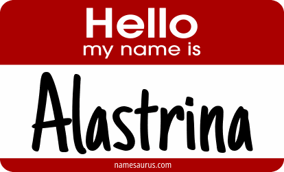 Hello my name is Alastrina png download