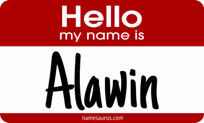 Hello my name is Alawin png download
