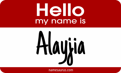 Hello my name is Alayjia png download