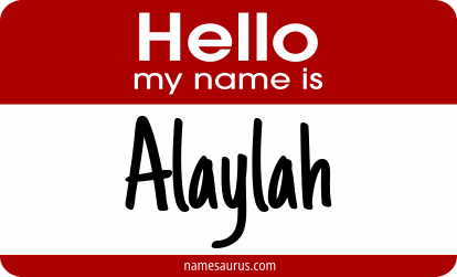 Hello my name is Alaylah png download
