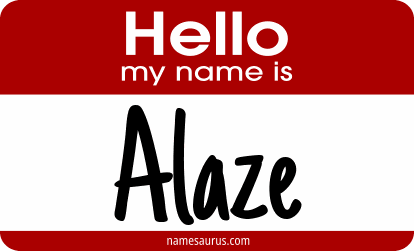 Hello my name is Alaze png download