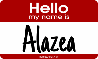 Hello my name is Alazea png download