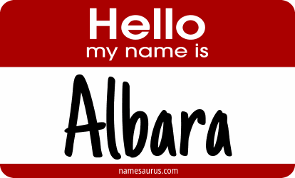 Hello my name is Albara png download
