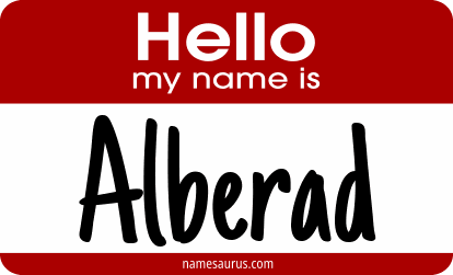 Hello my name is Alberad png download