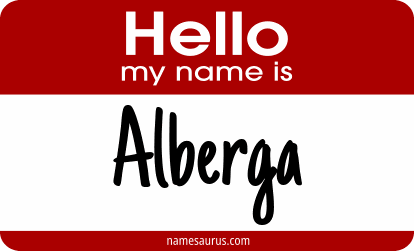 Hello my name is Alberga png download