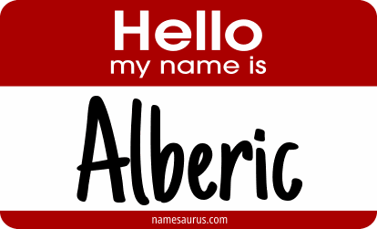 Hello my name is Alberic png download