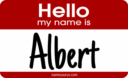 Hello my name is Albert png download