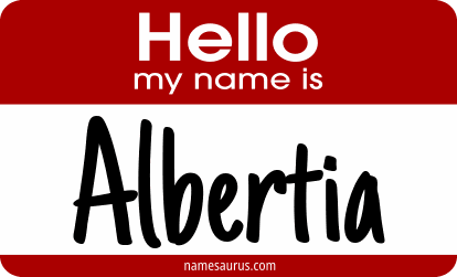 Hello my name is Albertia png download