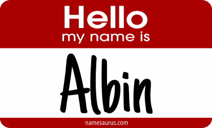 Hello my name is Albin png download