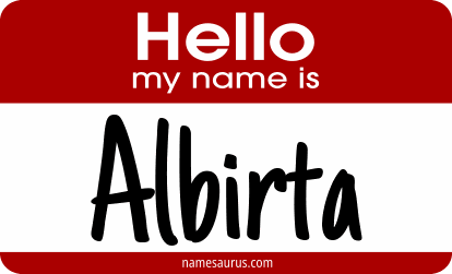 Hello my name is Albirta png download