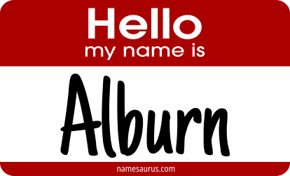 Hello my name is Alburn png download