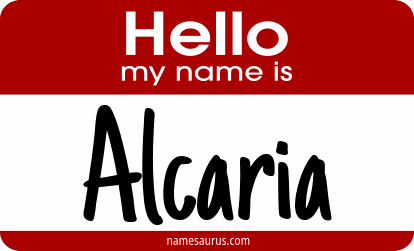 Hello my name is Alcaria png download