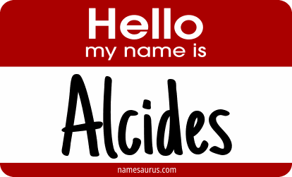 Hello my name is Alcides png download