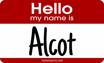 Hello my name is Alcot png download
