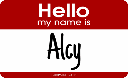 Hello my name is Alcy png download