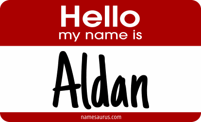 Hello my name is Aldan png download