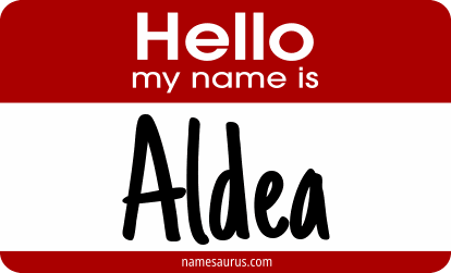 Hello my name is Aldea png download