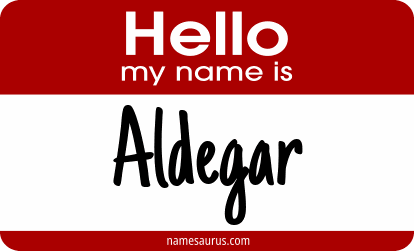 Hello my name is Aldegar png download