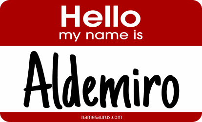 Hello my name is Aldemiro png download