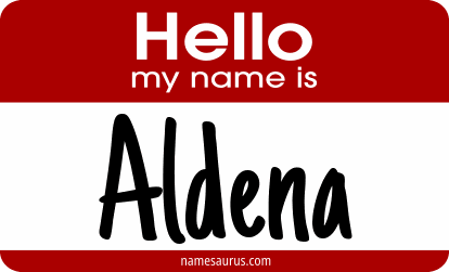 Hello my name is Aldena png download