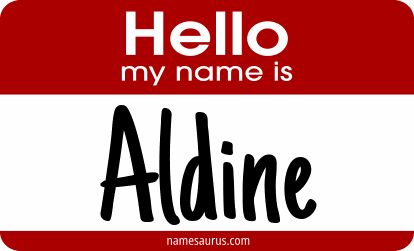 Hello my name is Aldine png download