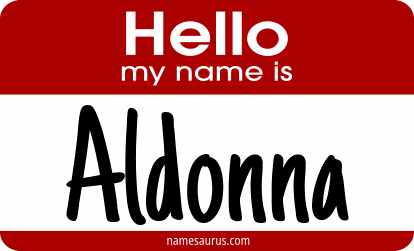 Hello my name is Aldonna png download