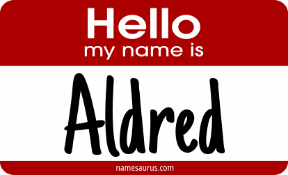 Hello my name is Aldred png download