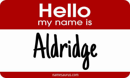 Hello my name is Aldridge png download