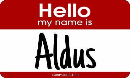 Hello my name is Aldus png download